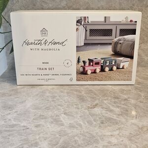 Hearth & Hand Wooden Train Set - Multicolor